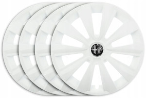 Kołpaki 15'' Alfa Romeo - 166 156 Gt Gtv Białe Dlb