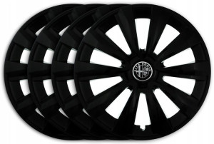Kołpaki 14'' Alfa Romeo 145 146 147 155 Czarne Dlc