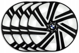 Kołpaki 16'' Bmw E46 E90 E60 E87 F20 X1 Białe Ckb