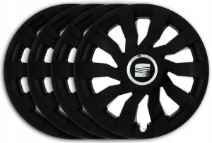 KOŁPAKI 16'' SEAT Toledo Exeo Altea - CZARNE CLC