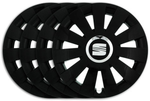 KOŁPAKI 16'' SEAT Ibiza Leon Altea XL CZARNE BTC