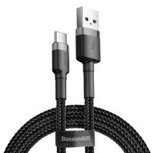 Kabel USB Typ C 3A 1m Quick Charge 3.0 Szybkie Ładowanie Nylonowy Przewód B