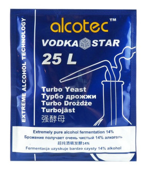 Drożdże gorzelnicze Alcotec Vodka Star Turbo Pure