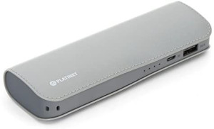 Power Bank Platinet Leather 7200mah - Grey