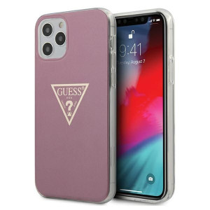 Guess Metallic Collection Etui Do Iphone 12 Mini - Pink