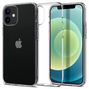 SPIGEN Liquid Crystal etui do iPhone 12 Mini - CLEAR