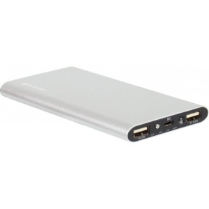 Power Bank Platinet 8000mah 2 X Usb - Silver