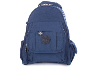 Lekki plecak damski miejski kreszowy Bag Street granatowy
