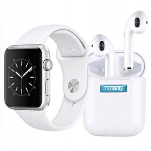 SMARTWATCH + TWS Słuchawki Bluetooth Z POWERBANK