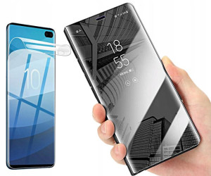 Etui Clear View Cover Samsung Galaxy S10 +folia 3d