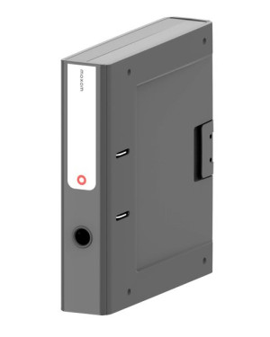 Segregator dźwigniowy A4 moxom dark grey