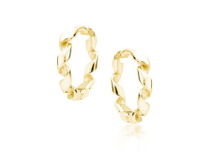 Srebrne Srkęcone Koła Kółka Spiralki Circle Ring