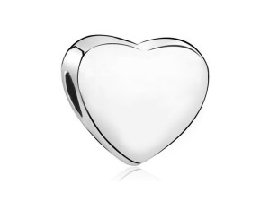 Srebrny Charms Mini Beads Serce Serduszko Heart