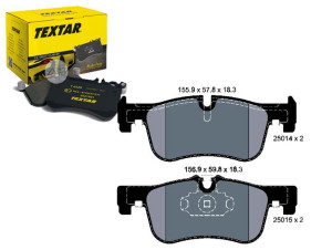 Textar Klocki Hamulcowe Bmw Przód F20 F21 114-118 10- Tex