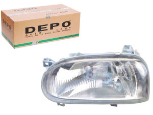 Depo Reflektor Vw Golf Iii H4 91-99 Le