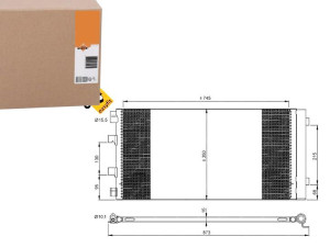 Nrf Skraplacz Klimatyzacji Renault Master 2,3 Dci 10-