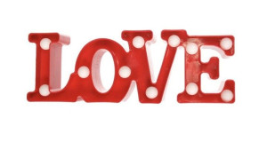 Lampka LED LOVE