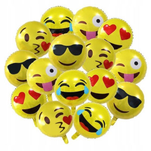 Foliowe balony emoji