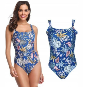 Jednoczęściowy strój kąpielowy blue body S