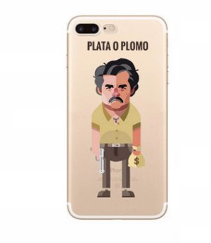 Etui iPhone Pablo Escobar plata o plomo