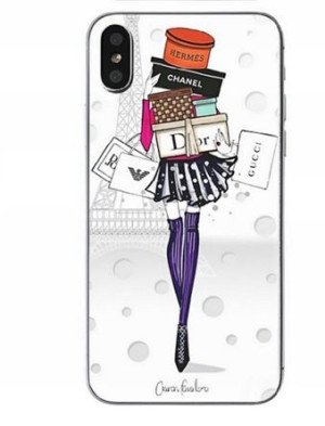 Etui iPhone shopping girl