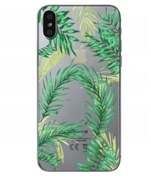 Etui iPhone zielone liście
