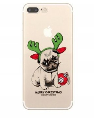 Etui iPhone świąteczny piesek