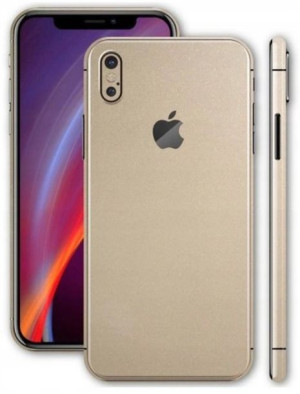 Etui iPhone Naklejka Kolor Szampański