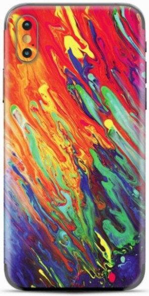 Etui iPhone Naklejka Kolorowe Farby