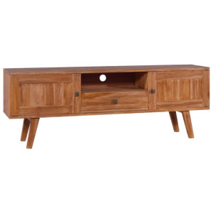 Szafka pod telewizor, 140 x 30 x 50 cm, lite drewno tekowe