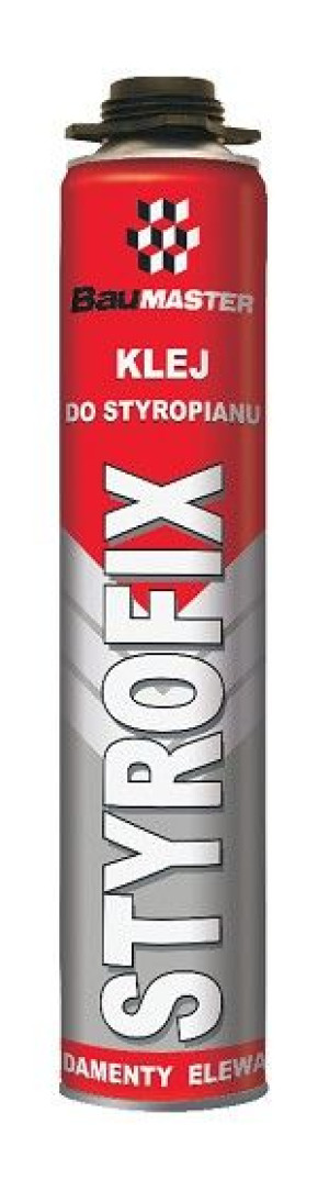 STYROFIX klej do styropianu w piance XPS EPS 750ml pistoletowy(8163)