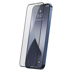 Szkło hartowane 0.25mm KC01 Baseus Apple iPhone 12/12 Pro (2szt.) czarne