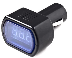 Woltomierz miernik samochodowy 12V 24V LED