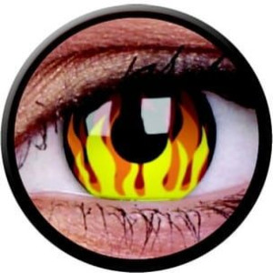Crazy Lens - Flame Hot, 2 szt.
