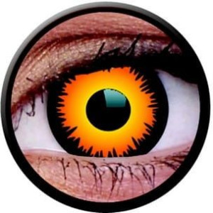 Crazy Lens RX - Orange Werewolf, 2 szt.