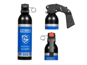Gaz pieprzowy Police Perfect Guard 550 żel 550 ml gaśnica