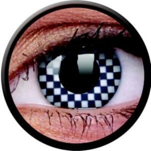Crazy Lens - Chequered, 2 szt.