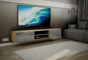 Roma Szafka Wisząca Rtv 200cm Połysk Różne Kolory