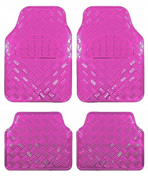 Dywaniki Samochodowe Aluminiowe Rozowe Pink