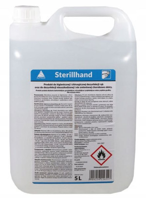 Sterillhand 5l Płyn Do Dezynfekcji Rąk Powierzchni