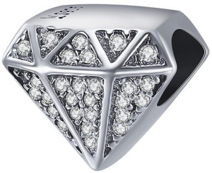 Charms Srebro - Diament
