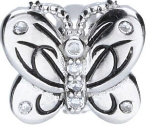 Charms Srebro - Srebrzysty Motyl