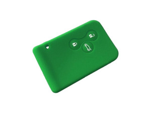 Etui silikonowe na kluczyk RENAULT Zielone