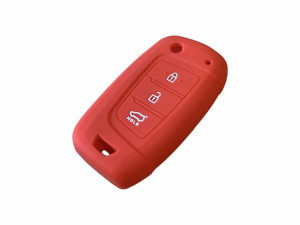 Etui silikonowe na kluczyk HYUNDAI KIA Czerwone