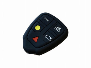 Etui silikonowe na kluczyk VOLVO Czarne