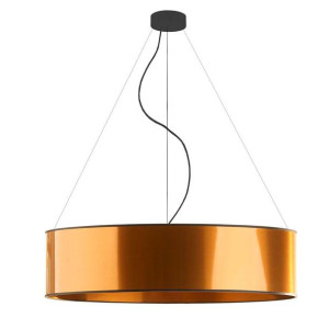 Miedziana lampa wisząca w stylu glamour 80 cm - EX325-Portona