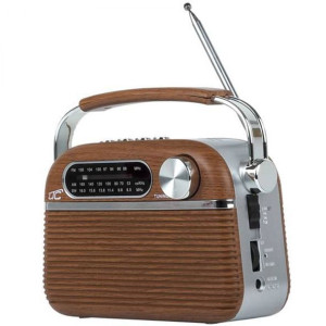 Przenośne Radio Kuchenne Retro Bluetooth Usb Sd Fm