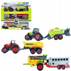 Zestaw 2 - Farmer Rolnik Traktor Resorak Maszyny