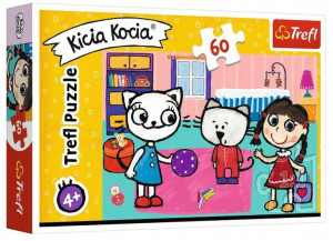 G195 Puzzle Trefl Kicia Kocia z przyjaciółmi 60 el