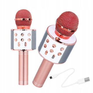 Mikrofon Bezprzewodowy Karaoke Głośnik Bluetooth